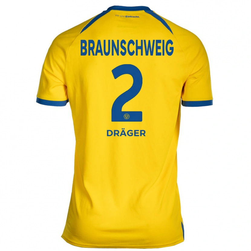 Danxen Kinderen Mohamed Dräger #2 Geel Blauw Thuisshirt Thuistenue 2025/26 T-Shirt België