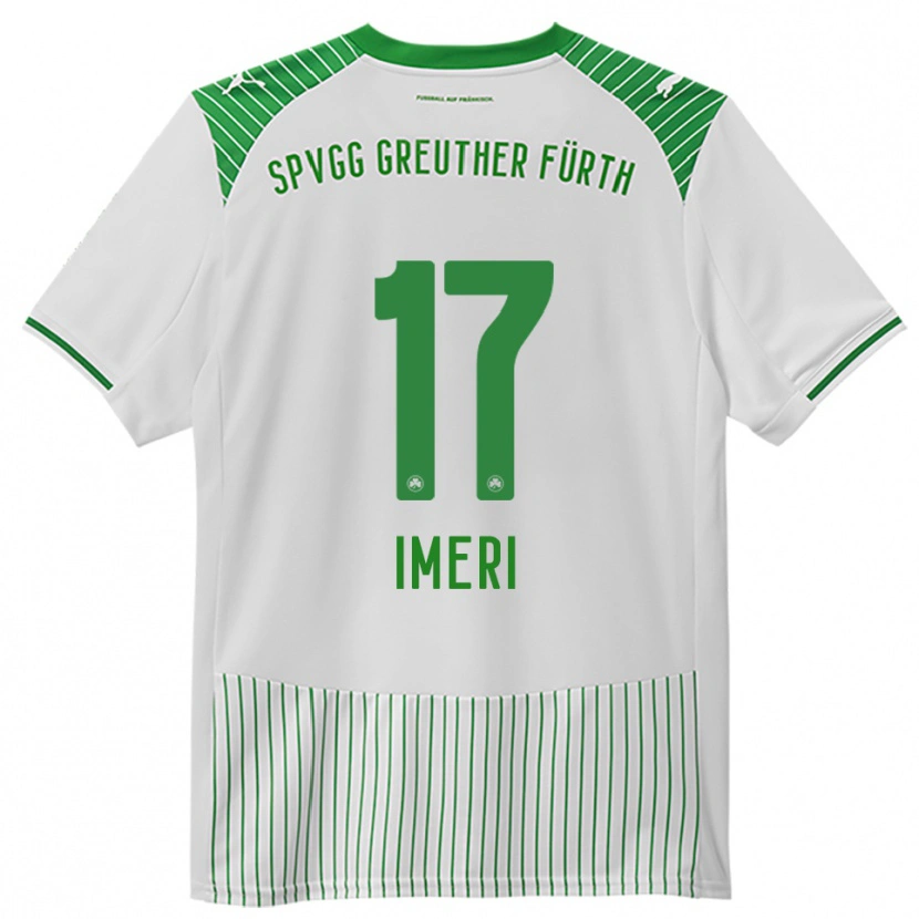 Danxen Kinderen Adem Imeri #17 Wit Groen Thuisshirt Thuistenue 2025/26 T-Shirt België