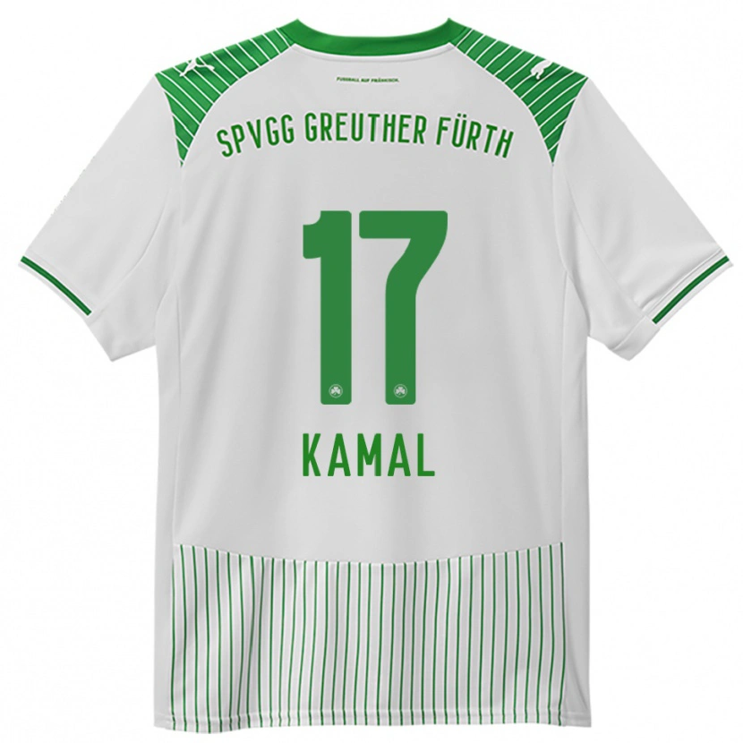 Danxen Kinderen Fadl Kamal #17 Wit Groen Thuisshirt Thuistenue 2025/26 T-Shirt België