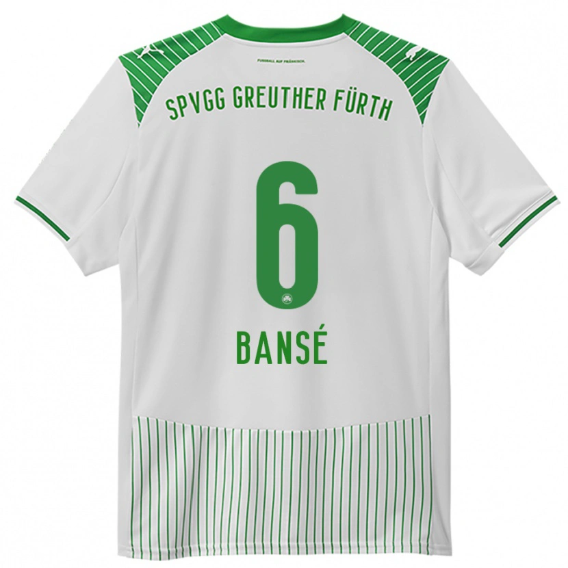 Danxen Kinderen Sacha Bansé #6 Wit Groen Thuisshirt Thuistenue 2025/26 T-Shirt België