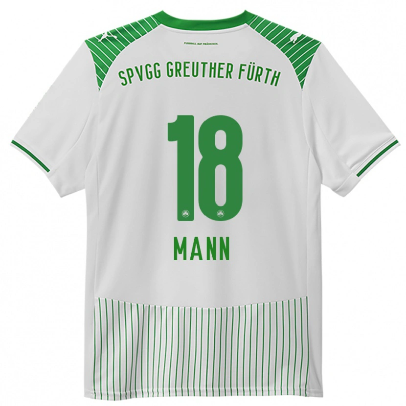 Danxen Kinderen Silas Mann #18 Wit Groen Thuisshirt Thuistenue 2025/26 T-Shirt België