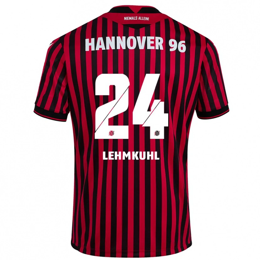 Danxen Kinderen Camillo Lehmkuhl #24 Rood Zwart Thuisshirt Thuistenue 2025/26 T-Shirt België