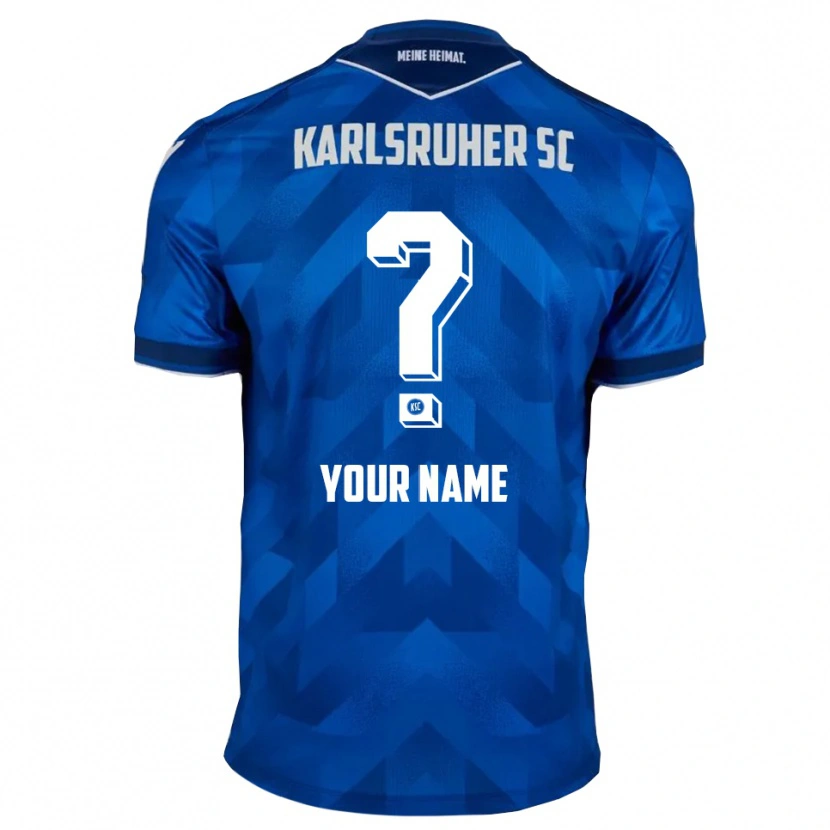 Danxen Kinderen Uw Naam #0 Blauw Wit Thuisshirt Thuistenue 2025/26 T-Shirt België