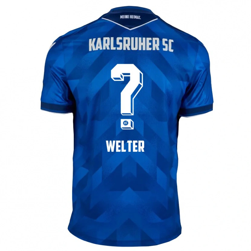 Danxen Kinderen Scott Welter #0 Blauw Wit Thuisshirt Thuistenue 2025/26 T-Shirt België