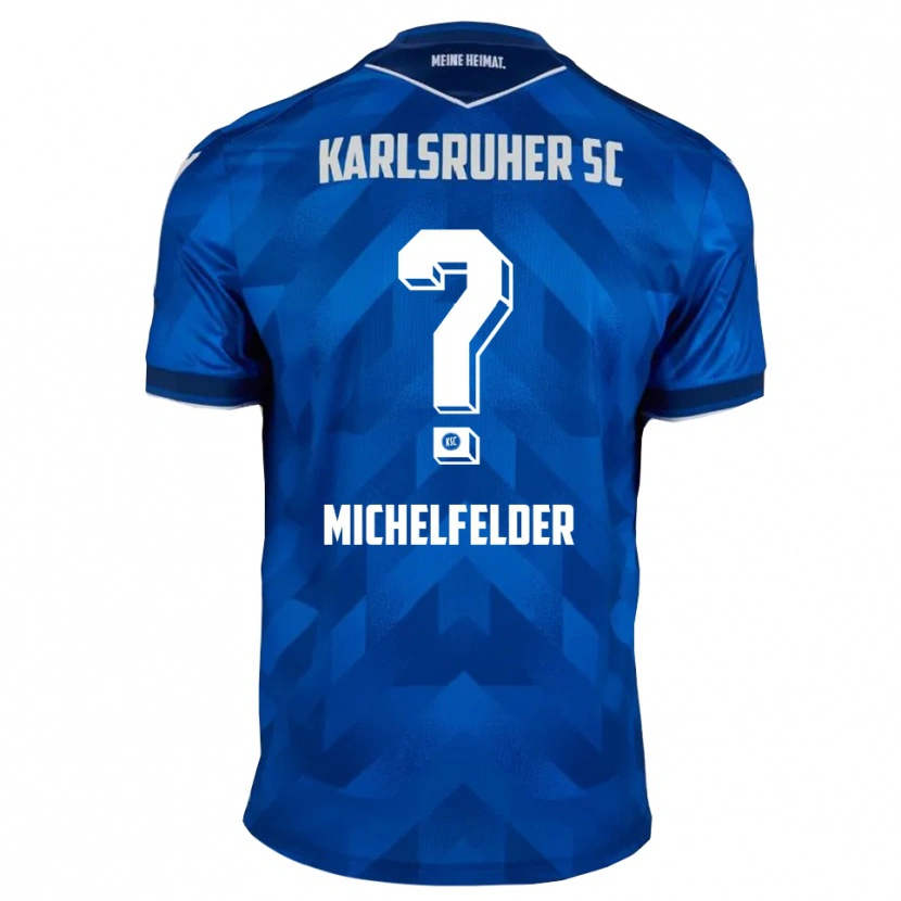 Danxen Kinderen Norina Michelfelder #0 Blauw Wit Thuisshirt Thuistenue 2025/26 T-Shirt België