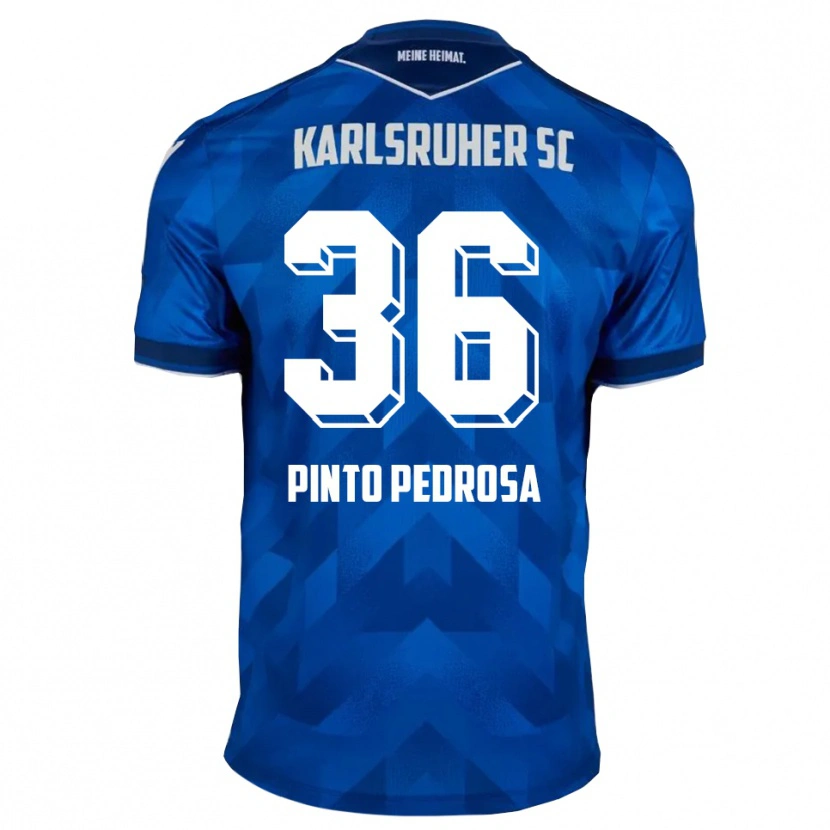 Danxen Kinderen Rafael Pinto Pedrosa #36 Blauw Wit Thuisshirt Thuistenue 2025/26 T-Shirt België