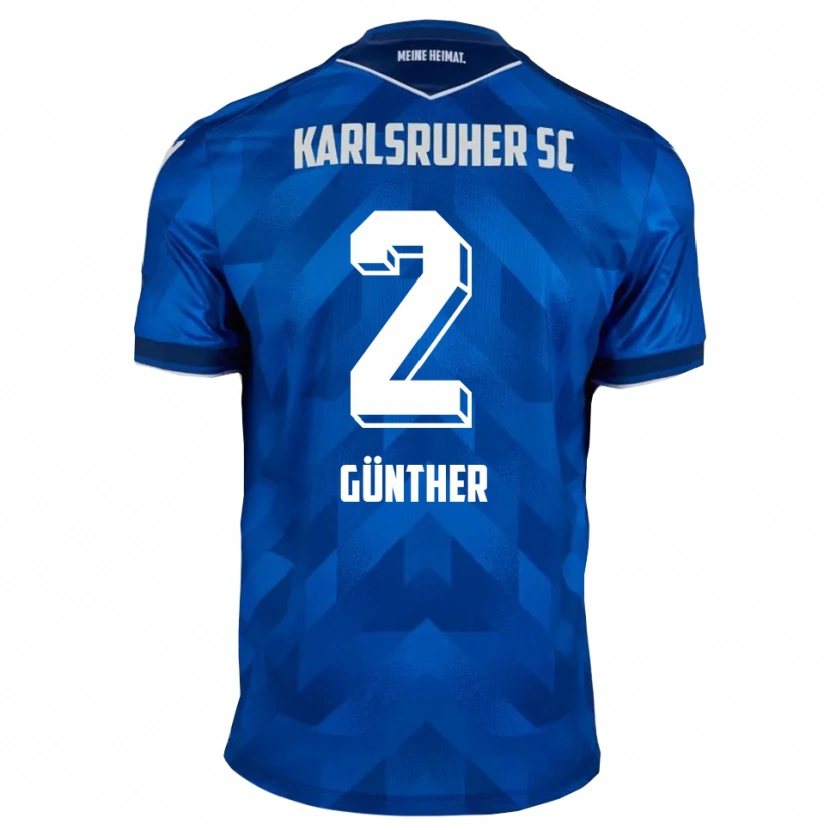 Danxen Kinderen Noah Günther #2 Blauw Wit Thuisshirt Thuistenue 2025/26 T-Shirt België