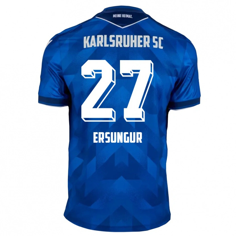 Danxen Kinderen Ali-Eren Ersungur #27 Blauw Wit Thuisshirt Thuistenue 2025/26 T-Shirt België