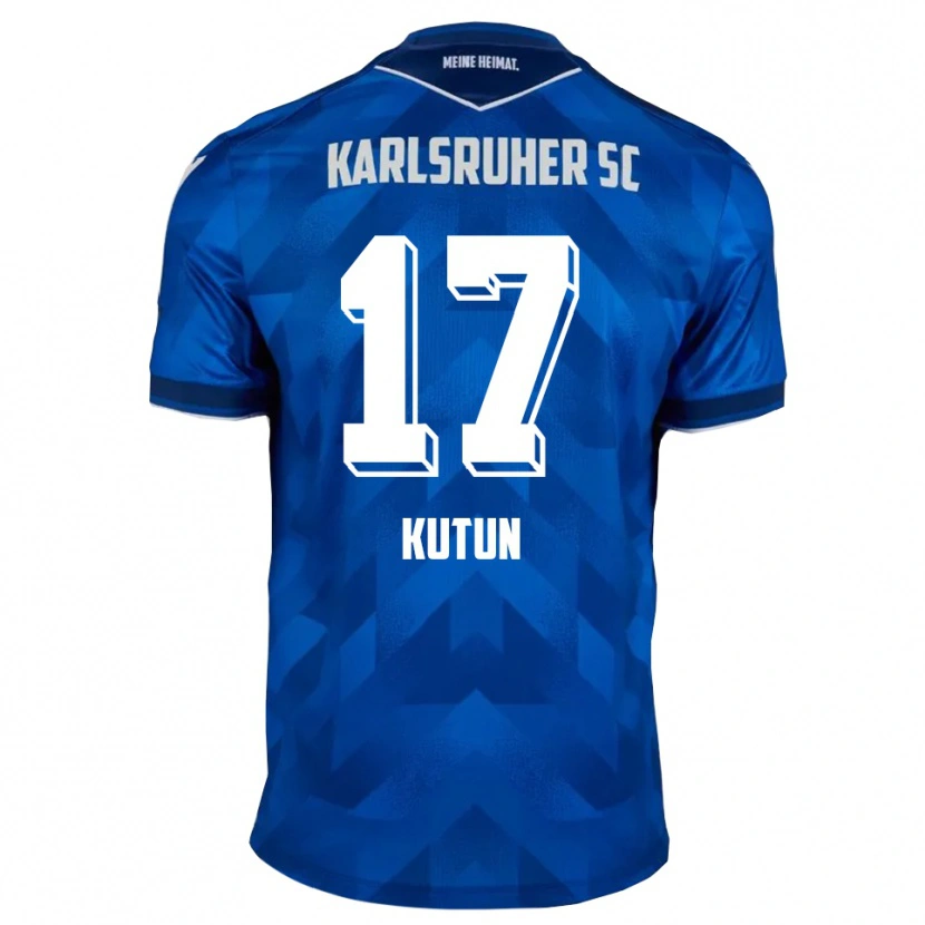 Danxen Kinderen Yusuf Kutun #17 Blauw Wit Thuisshirt Thuistenue 2025/26 T-Shirt België