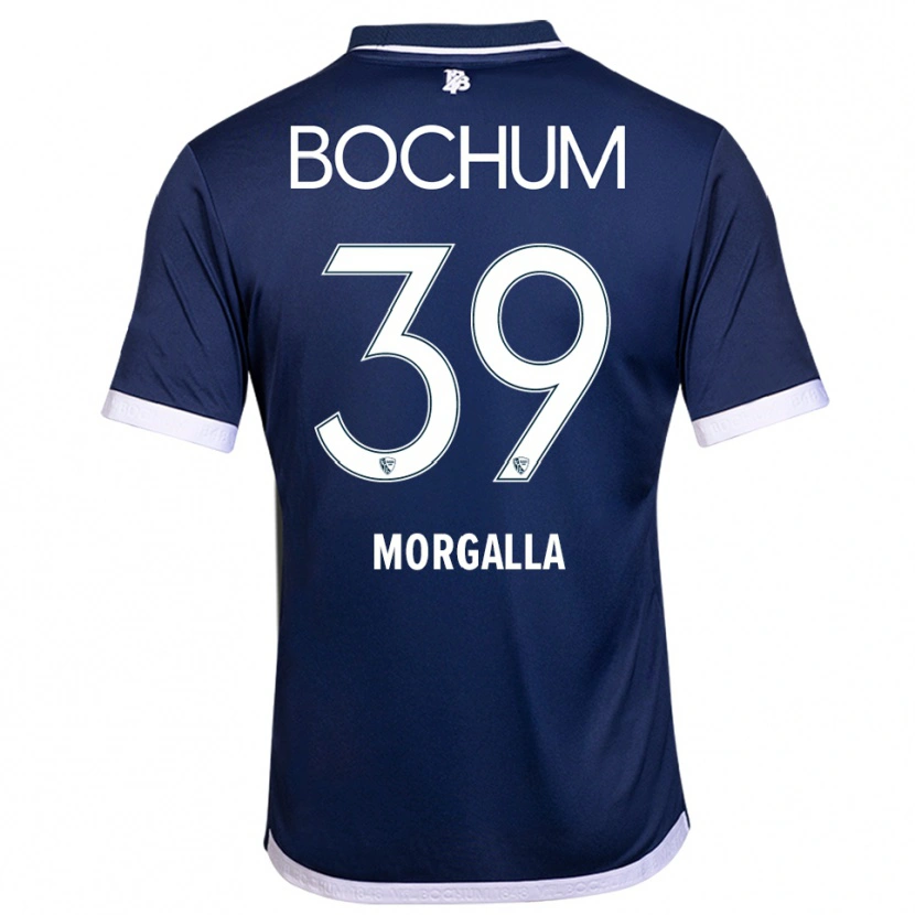 Danxen Kinderen Leandro Morgalla #39 Marine Wit Thuisshirt Thuistenue 2025/26 T-Shirt België