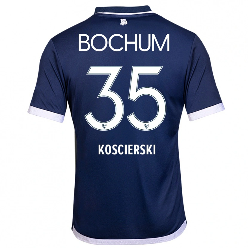 Danxen Kinderen Kacper Koscierski #35 Marine Wit Thuisshirt Thuistenue 2025/26 T-Shirt België