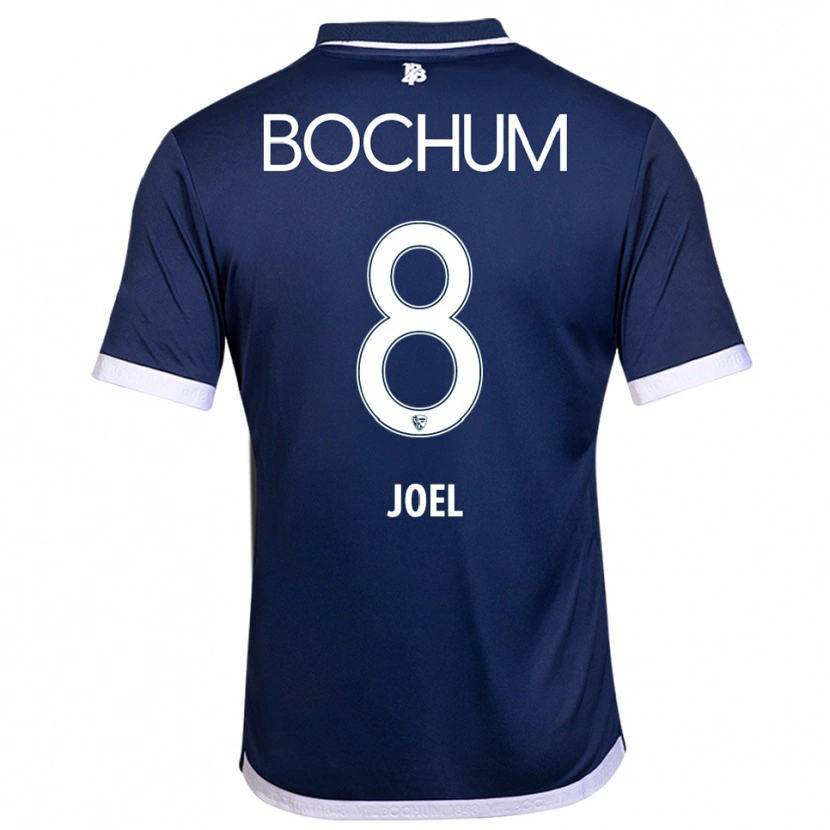 Danxen Kinderen Nico Joel #8 Marine Wit Thuisshirt Thuistenue 2025/26 T-Shirt België