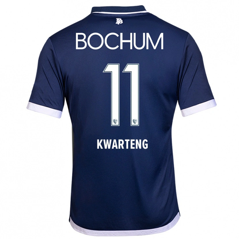 Danxen Kinderen Moritz-Broni Kwarteng #11 Marine Wit Thuisshirt Thuistenue 2025/26 T-Shirt België
