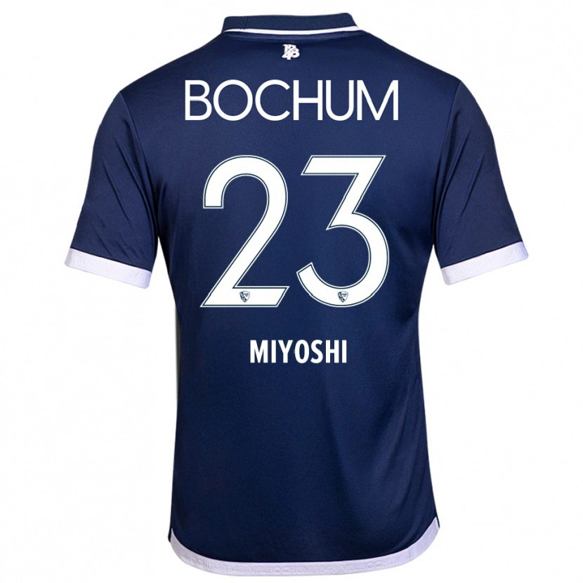Danxen Kinderen Koji Miyoshi #23 Marine Wit Thuisshirt Thuistenue 2025/26 T-Shirt België