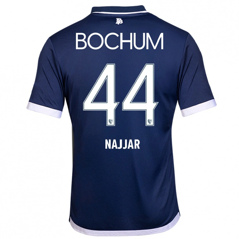 Danxen Kinderen Jamil Najjar #44 Marine Wit Thuisshirt Thuistenue 2025/26 T-Shirt België