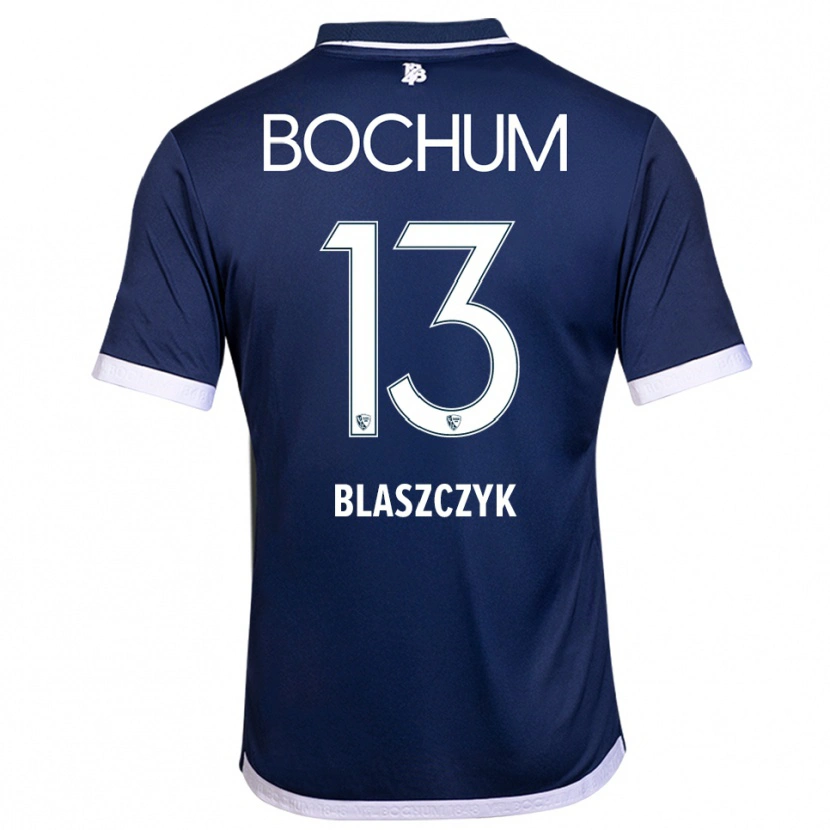 Danxen Kinderen Oliwer Blaszczyk #13 Marine Wit Thuisshirt Thuistenue 2025/26 T-Shirt België