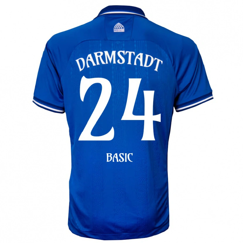 Danxen Kinderen Benjamin Basic #24 Blauw Wit Thuisshirt Thuistenue 2025/26 T-Shirt België