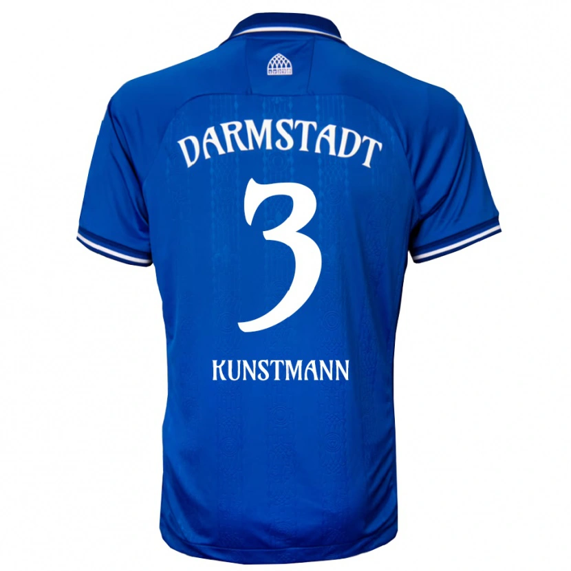 Danxen Kinderen Kelvin Kunstmann #3 Blauw Wit Thuisshirt Thuistenue 2025/26 T-Shirt België