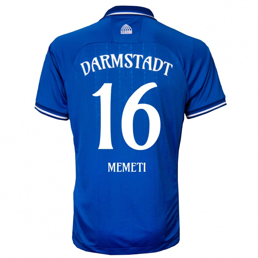Danxen Kinderen Dilon Memeti #16 Blauw Wit Thuisshirt Thuistenue 2025/26 T-Shirt België