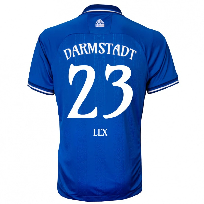 Danxen Kinderen Claudius Lex #23 Blauw Wit Thuisshirt Thuistenue 2025/26 T-Shirt België