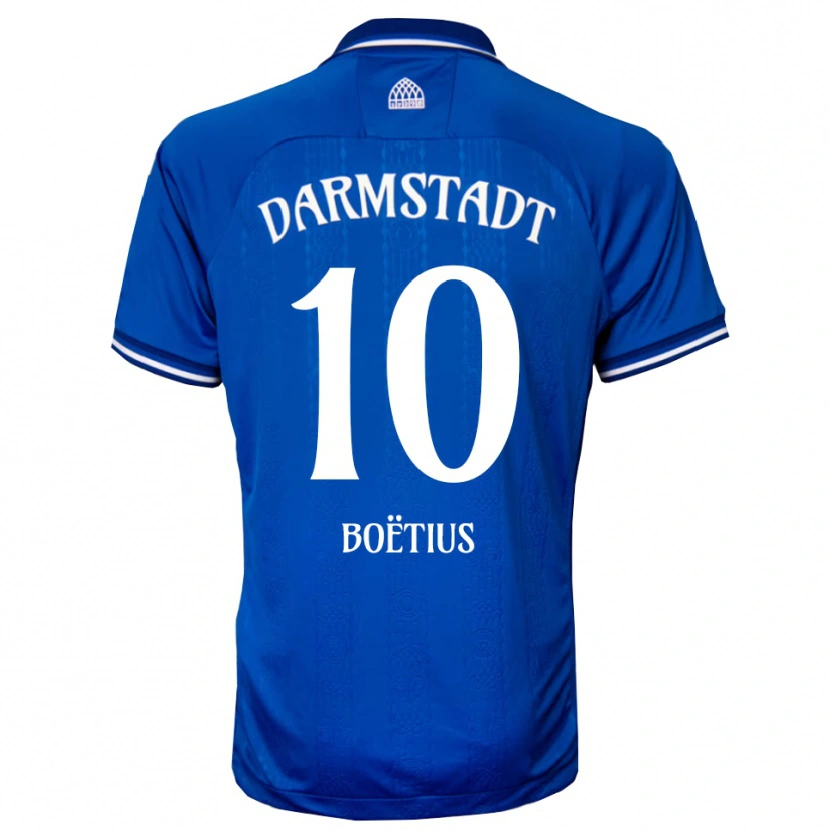 Danxen Kinderen Jean-Paul Boëtius #10 Blauw Wit Thuisshirt Thuistenue 2025/26 T-Shirt België