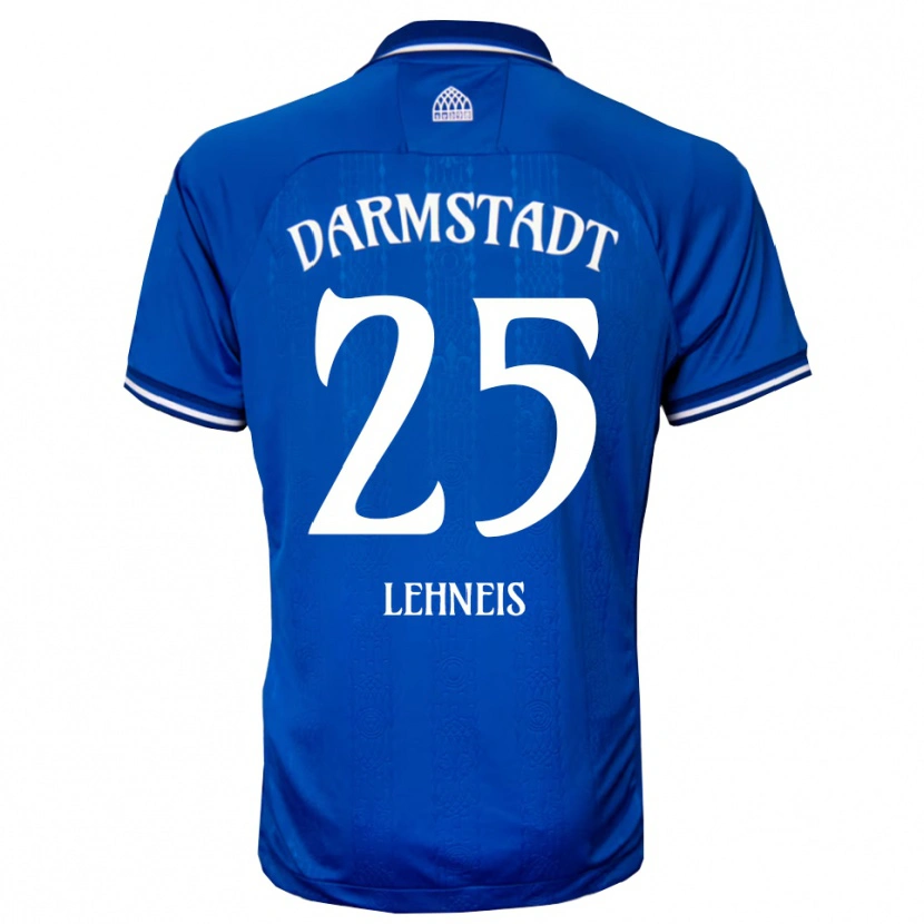Danxen Kinderen Daniel Lehneis #25 Blauw Wit Thuisshirt Thuistenue 2025/26 T-Shirt België