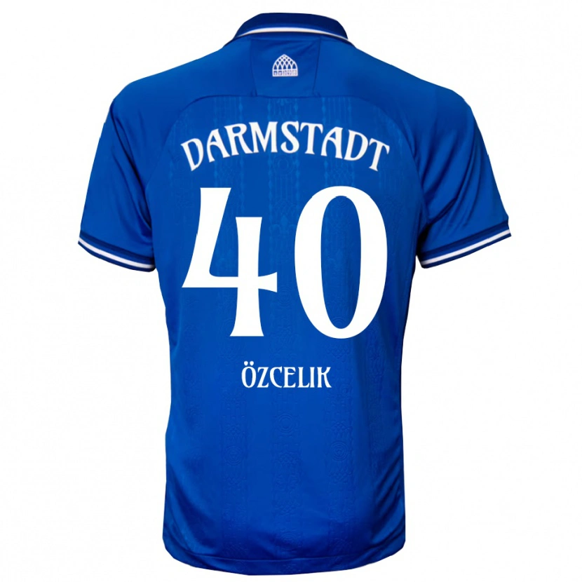 Danxen Kinderen Mehmet Özçelik #40 Blauw Wit Thuisshirt Thuistenue 2025/26 T-Shirt België
