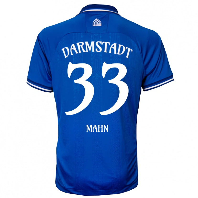Danxen Kinderen Jeremy Mahn #33 Blauw Wit Thuisshirt Thuistenue 2025/26 T-Shirt België