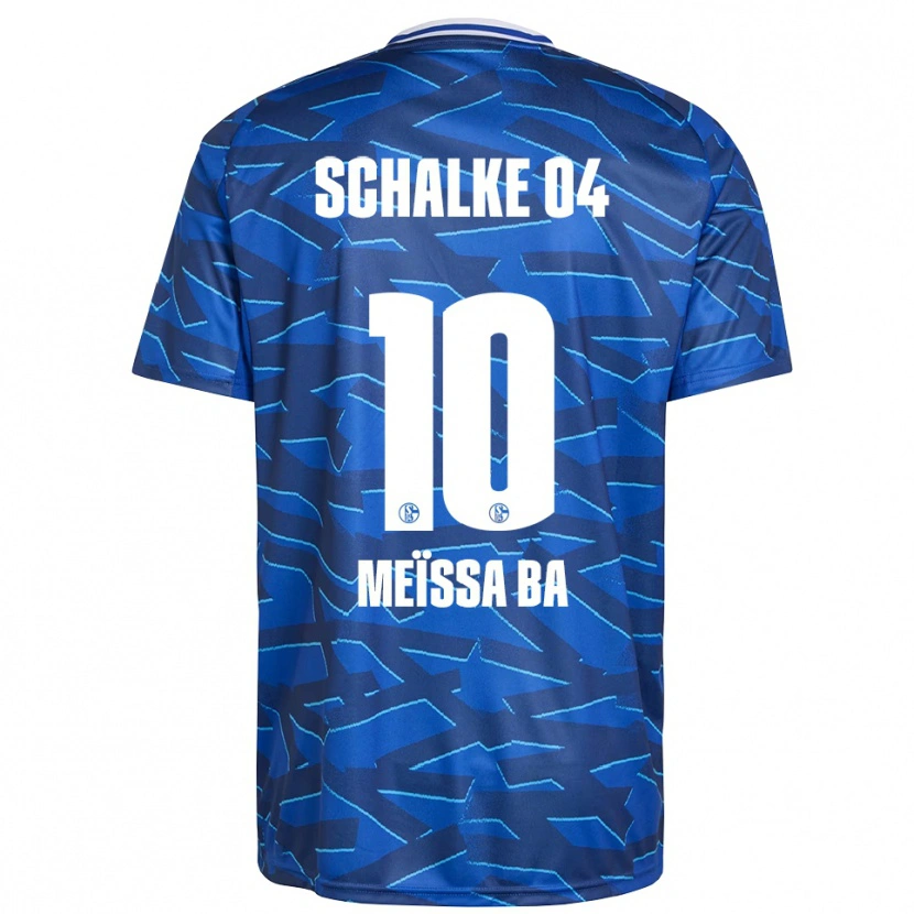 Danxen Kinderen Pape Meïssa Ba #10 Koningsblauw Wit Thuisshirt Thuistenue 2025/26 T-Shirt België