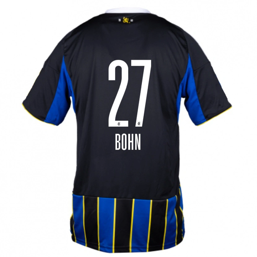 Danxen Kinderen Sebastian Bohn #27 Blauw Zwart Geel Thuisshirt Thuistenue 2025/26 T-Shirt België