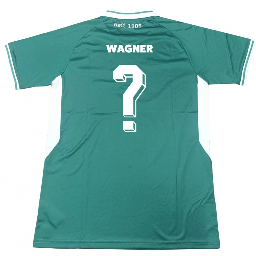 Danxen Kinderen Jennifer Wagner #0 Groen Wit Thuisshirt Thuistenue 2025/26 T-Shirt België