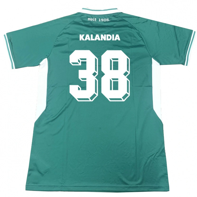 Danxen Kinderen Luka Kalandia #38 Groen Wit Thuisshirt Thuistenue 2025/26 T-Shirt België