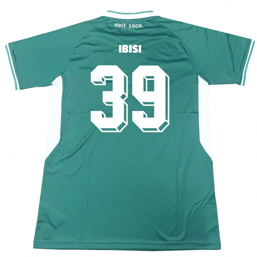 Danxen Kinderen Altin Ibisi #39 Groen Wit Thuisshirt Thuistenue 2025/26 T-Shirt België