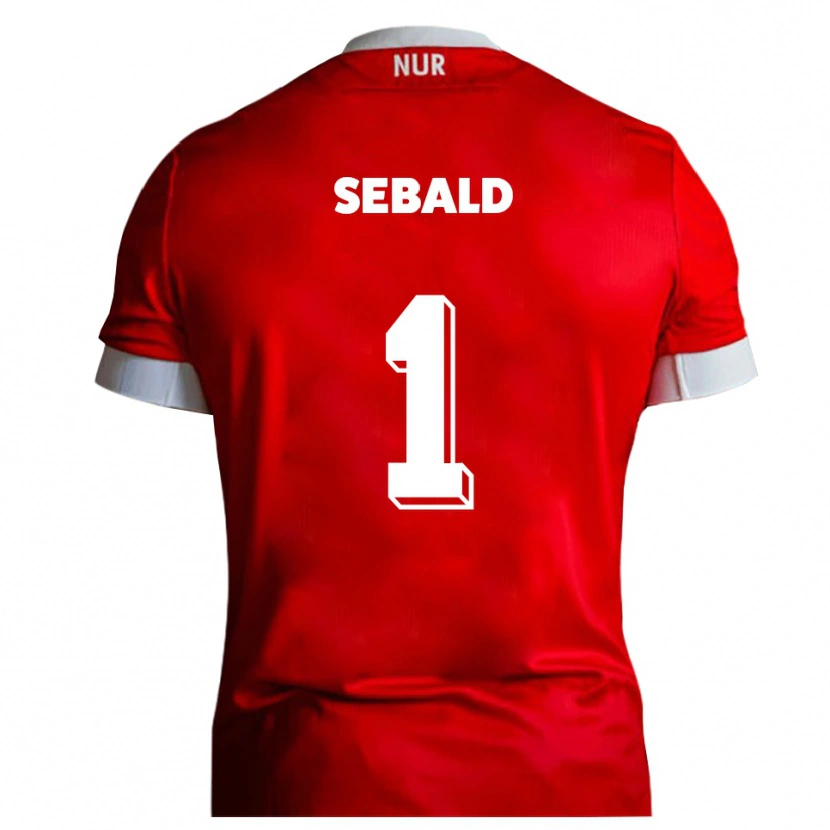 Danxen Kinderen Alexander Sebald #1 Rood Wit Thuisshirt Thuistenue 2025/26 T-Shirt België
