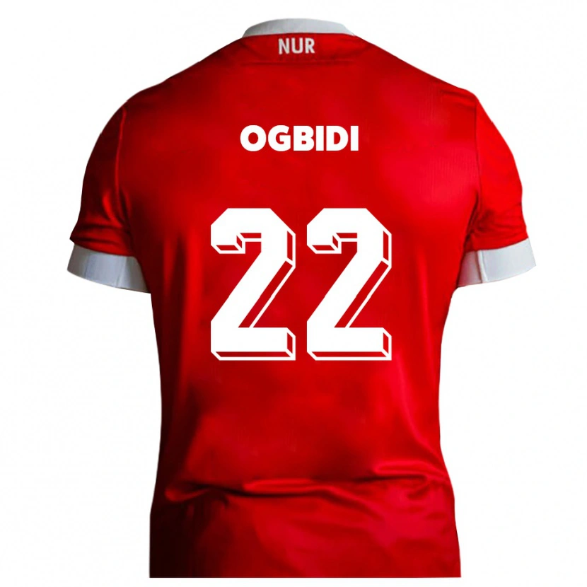 Danxen Kinderen Theo Ogbidi #22 Rood Wit Thuisshirt Thuistenue 2025/26 T-Shirt België