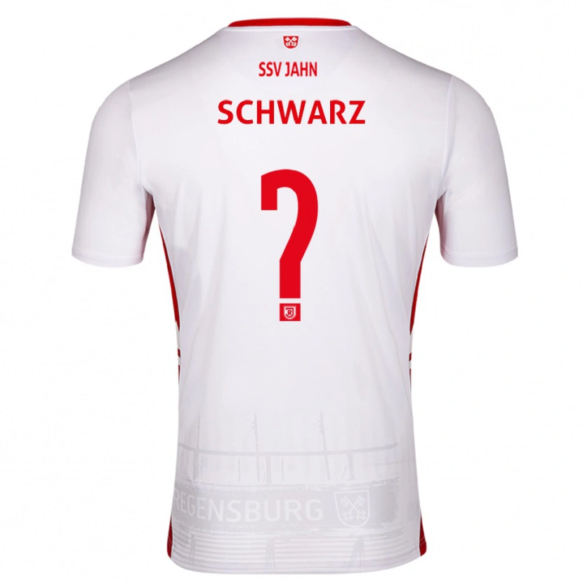 Danxen Kinderen Maximilian Schwarz #0 Wit Rood Thuisshirt Thuistenue 2025/26 T-Shirt België