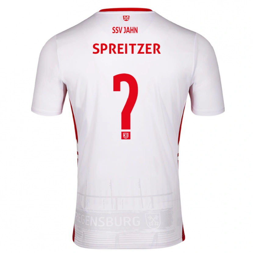 Danxen Kinderen Simon Spreitzer #0 Wit Rood Thuisshirt Thuistenue 2025/26 T-Shirt België
