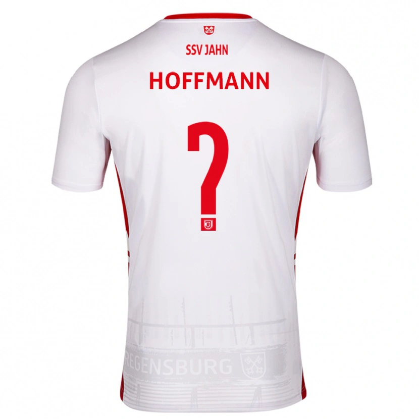 Danxen Kinderen Leon Hoffmann #0 Wit Rood Thuisshirt Thuistenue 2025/26 T-Shirt België
