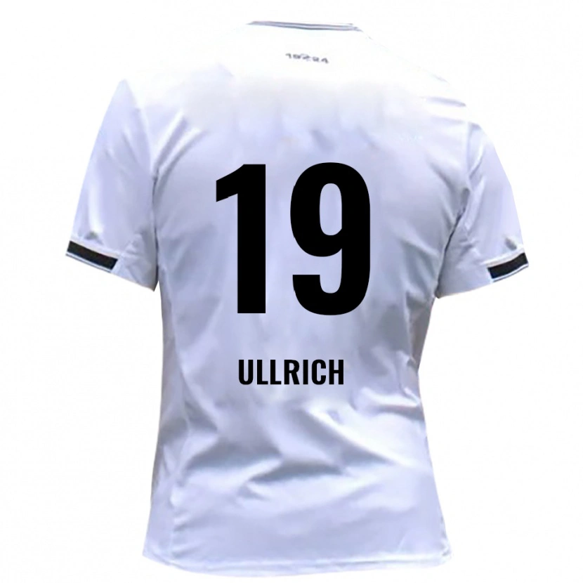 Danxen Kinderen Nikita Ullrich #19 Wit Rood Thuisshirt Thuistenue 2025/26 T-Shirt België