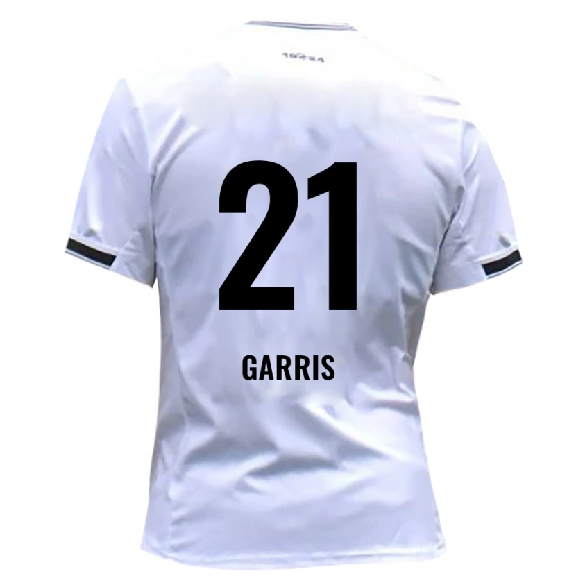 Danxen Kinderen Jaden-Romero Garris #21 Wit Rood Thuisshirt Thuistenue 2025/26 T-Shirt België