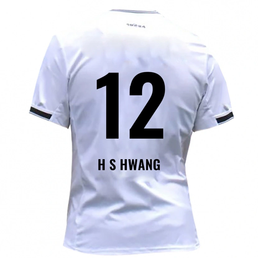 Danxen Kinderen Seung-Ho Hwang #12 Wit Rood Thuisshirt Thuistenue 2025/26 T-Shirt België