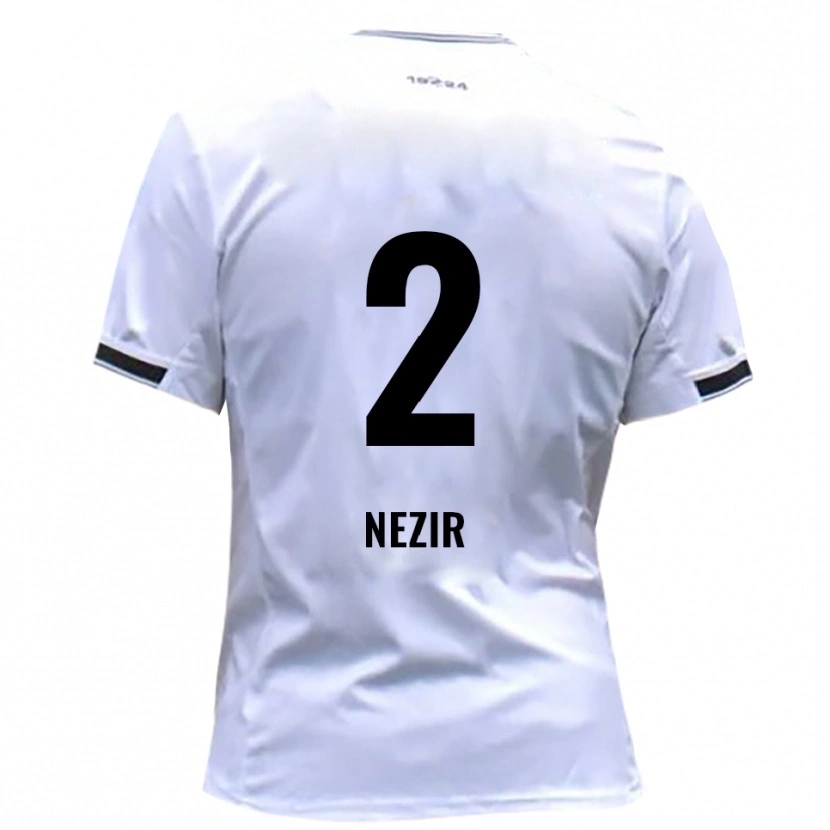 Danxen Kinderen Adrian Nezir #2 Wit Rood Thuisshirt Thuistenue 2025/26 T-Shirt België