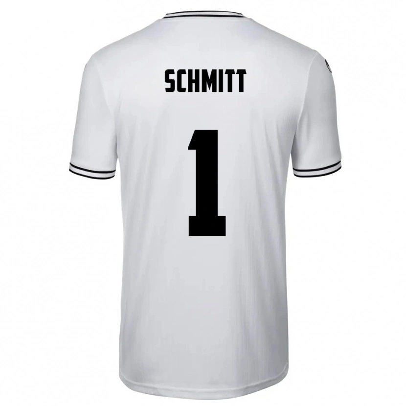 Danxen Kinderen Max Schmitt #1 Wit Zwart Thuisshirt Thuistenue 2025/26 T-Shirt België