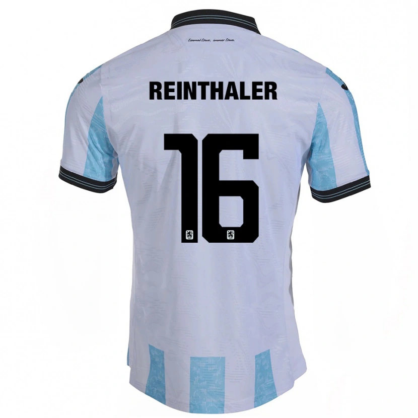 Danxen Kinderen Max Reinthaler #16 Wit Hemelsblauw Thuisshirt Thuistenue 2025/26 T-Shirt België