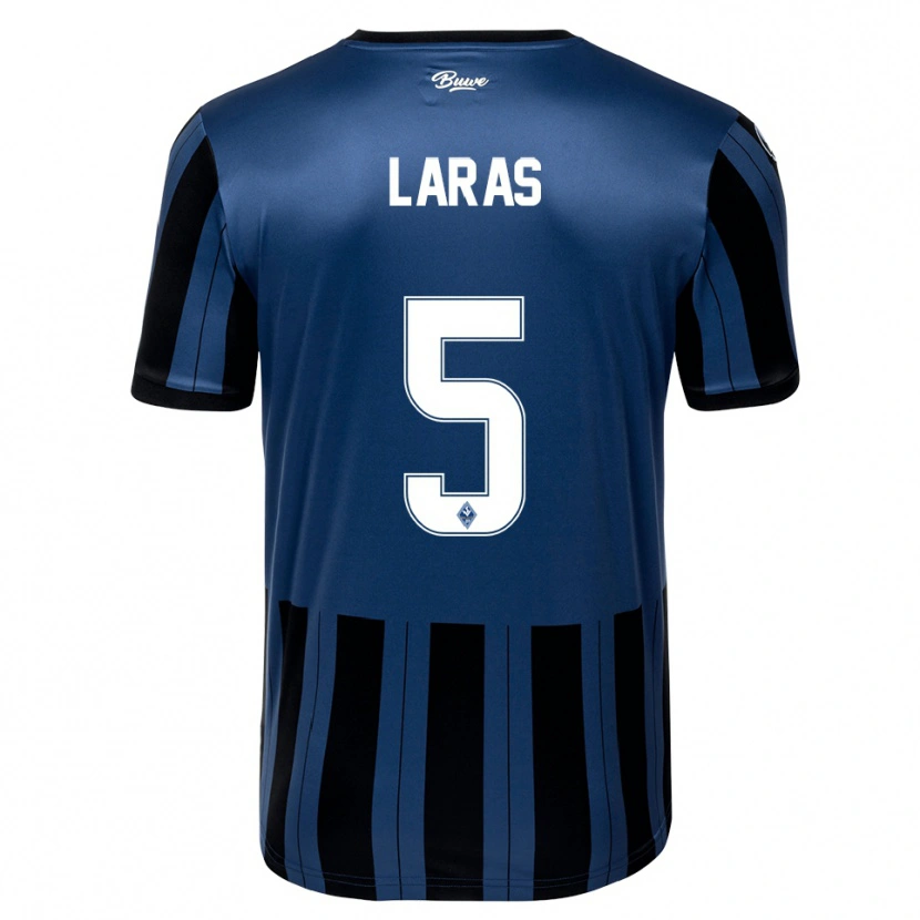 Danxen Kinderen Noah Laras #5 Blauw Grijs Zwart Thuisshirt Thuistenue 2025/26 T-Shirt België
