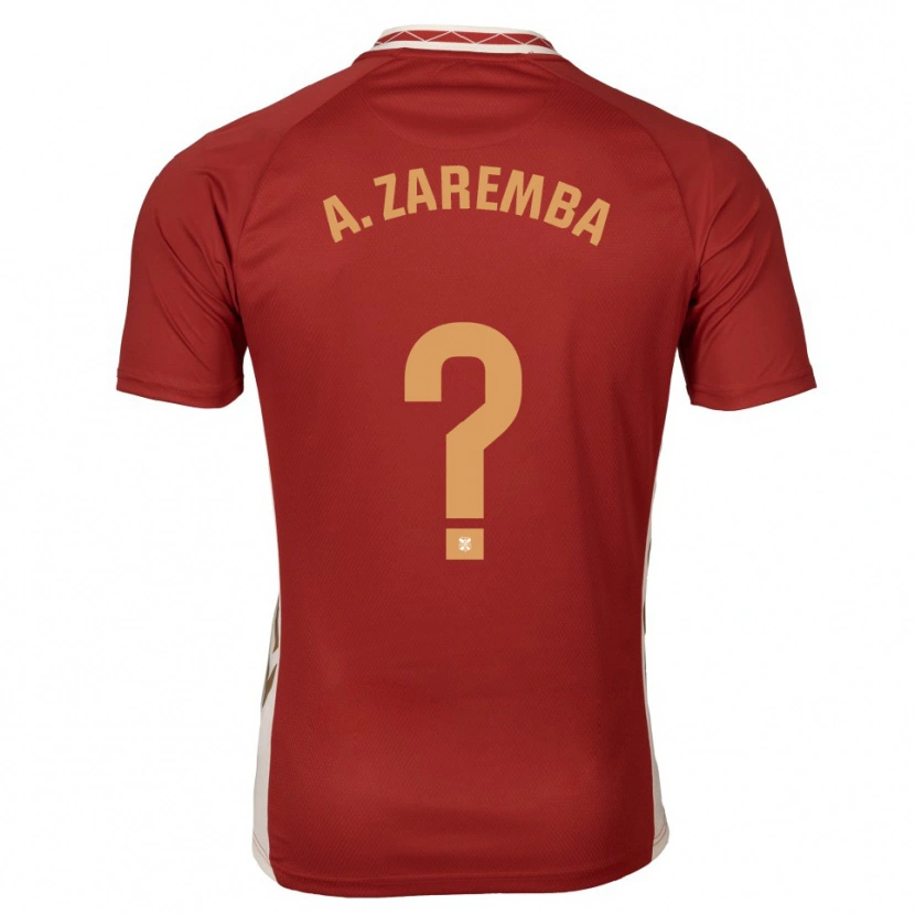 Danxen Kinderen Aleksandra Zaremba Kupiec #0 Bordeaux Goud Uitshirt Uittenue 2025/26 T-Shirt België