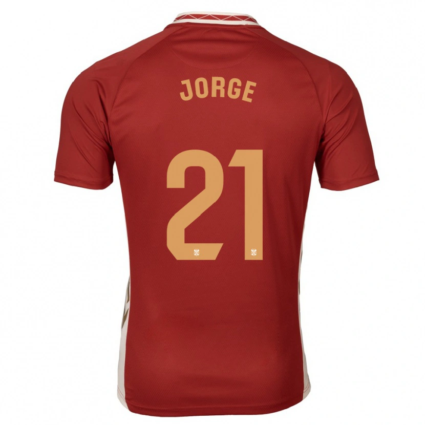 Danxen Kinderen Jeremy Jorge #21 Bordeaux Goud Uitshirt Uittenue 2025/26 T-Shirt België