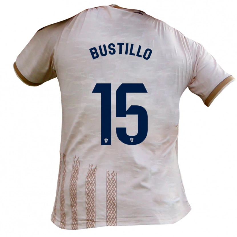 Danxen Kinderen Marcos Bustillo #15 Gebroken Wit Bruin Uitshirt Uittenue 2025/26 T-Shirt België