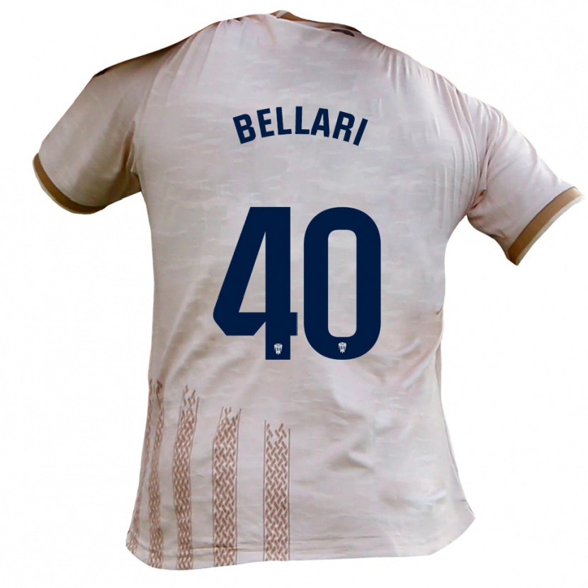 Danxen Kinderen Hamza Bellari #40 Gebroken Wit Bruin Uitshirt Uittenue 2025/26 T-Shirt België