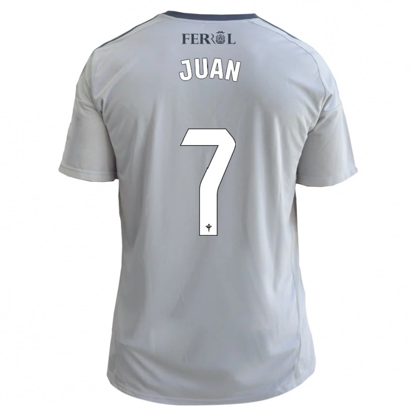 Danxen Kinderen Álvaro Juan #7 Grijs Zilver Uitshirt Uittenue 2025/26 T-Shirt België